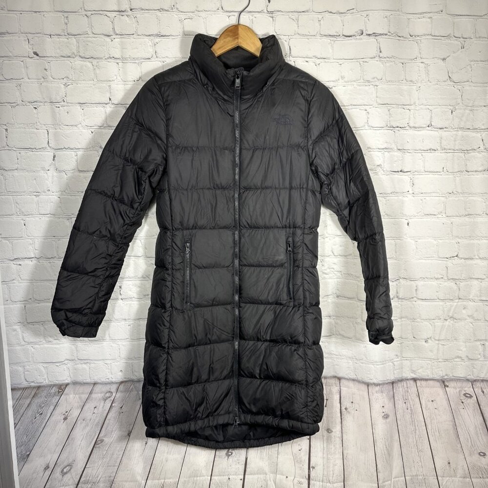 The North Face Metropolis 550 Down Parka II Women's XS Coat Long Hooded Puffer